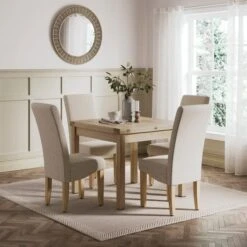 Olney Flip Top 4-6 Seater Dining Table 30 Olney Flip Top 4-6 Seater Dining Table -Dunelm Shop 30925305 alt01