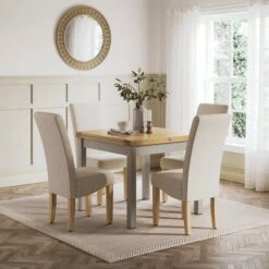 Olney Flip Top 4-6 Seater Dining Table 23 Olney Flip Top 4-6 Seater Dining Table -Dunelm Shop 30925306 alt01