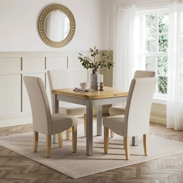 Olney Flip Top 4-6 Seater Dining Table 4 Olney Flip Top 4-6 Seater Dining Table - Image 2