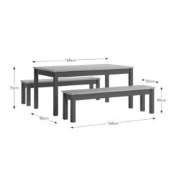 Olney 6 Seater Dining Table And Bench Set 37 Olney 6 Seater Dining Table And Bench Set -Dunelm Shop 30925492 alt09