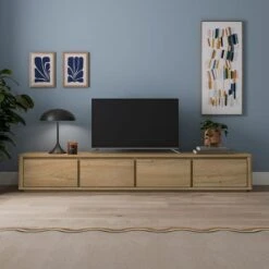 Malik Low Super Wide TV Unit For TVs Up To 85"