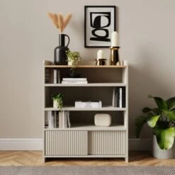 Georgi Low Bookcase -Dunelm Shop 30927495