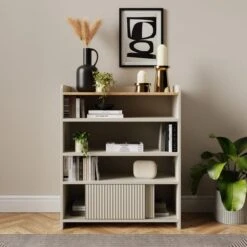 Georgi Low Bookcase -Dunelm Shop 30927495 alt01