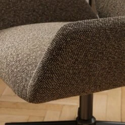 Ginny Boucle Swivel Office Chair -Dunelm Shop 30928669 alt02