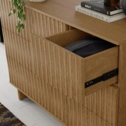 Inga 7 Drawer Chest, Light Oak 9 Inga 7 Drawer Chest, Light Oak -Dunelm Shop 30928706 alt02