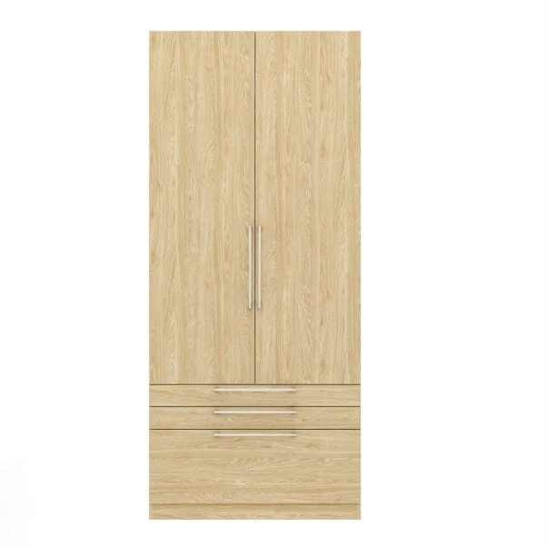 Harmony Foster Double 3 Drawer Wardrobe 20 Harmony Foster Double 3 Drawer Wardrobe - Image 18
