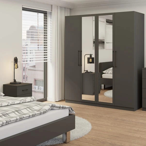 Harmony Foster 4 Door Wardrobe 10 Harmony Foster 4 Door Wardrobe - Image 8