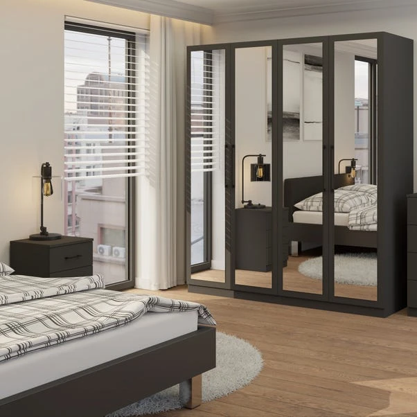 Harmony Foster 4 Door Wardrobe 3 Harmony Foster 4 Door Wardrobe