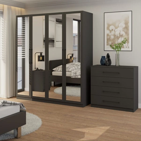 Harmony Foster 4 Door Wardrobe 4 Harmony Foster 4 Door Wardrobe - Image 2