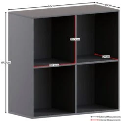 Vida Designs Durham 2x2 Cube Storage Unit -Dunelm Shop 30949042 alt01