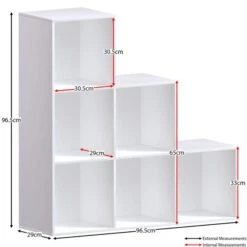 Vida Designs Durham 6 Cube Staircase Storage Unit -Dunelm Shop 30949055 alt01