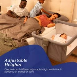 Chicco Next2Me Essential Bedside Crib 34 Chicco Next2Me Essential Bedside Crib -Dunelm Shop 30957438 alt02