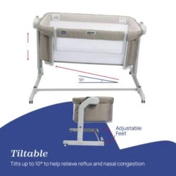 Chicco Next2Me Magic Evo Bedside Crib -Dunelm Shop 30957589 alt06