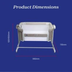 Chicco Next2Me Magic Evo Bedside Crib -Dunelm Shop 30957589 alt09