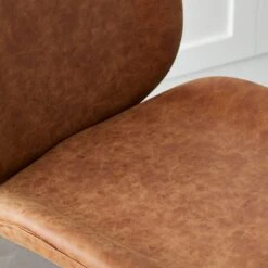 Jayde Adjustable Bar Stool, Faux Leather -Dunelm Shop 30958645 alt02