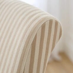 Set Of 2 Chester Linford Stripe Dining Chairs, Fabric -Dunelm Shop 30959446 alt02