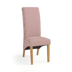 Set Of 2 Chester Linford Stripe Dining Chairs, Fabric -Dunelm Shop 30959454 alt04