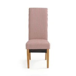 Set Of 2 Chester Linford Stripe Dining Chairs, Fabric -Dunelm Shop 30959454 alt05