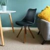 Fusion Living Soho Plastic Dining Chair With Pyramid Legs -Dunelm Shop 30960337
