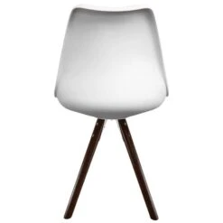 Fusion Living Soho White Plastic Dining Chair With Pyramid Legs 35 Fusion Living Soho White Plastic Dining Chair With Pyramid Legs -Dunelm Shop 30960349 alt05