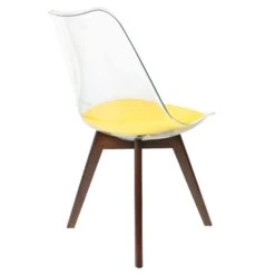 Fusion Living Soho Clear Plastic Dining Chair With Squared Legs -Dunelm Shop 30960380 alt04