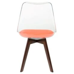 Fusion Living Soho Clear Plastic Dining Chair With Squared Legs -Dunelm Shop 30960381 alt04