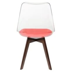 Fusion Living Soho Clear Plastic Dining Chair With Squared Legs -Dunelm Shop 30960382 alt05