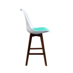 Fusion Living Soho White Plastic Bar Stool -Dunelm Shop 30960581 alt03
