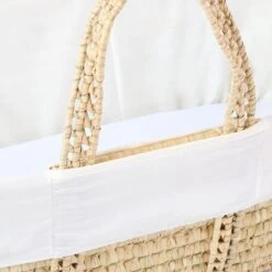 Clair De Lune White Scandi Moses Basket With Folding Stand -Dunelm Shop 30961366 alt03