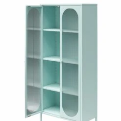 Luna Tall Fluted Sideboard, Glass -Dunelm Shop 30963150 alt03