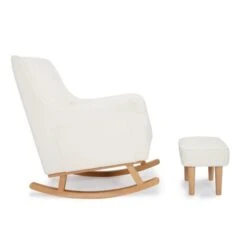 Babymore Ida Boucle Nursing Chair With Stool -Dunelm Shop 30964207 alt04