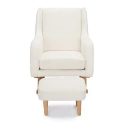 Babymore Ida Boucle Nursing Chair With Stool -Dunelm Shop 30964207 alt06