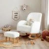 Freya Boucle Nursing Chair With Stool