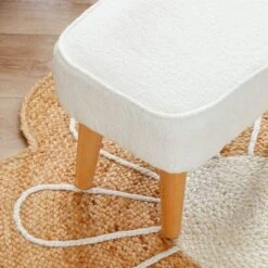 Freya Boucle Nursing Chair With Stool -Dunelm Shop 30964244 alt03