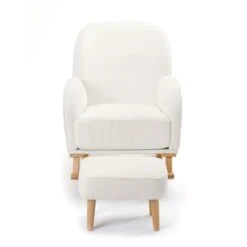 Freya Boucle Nursing Chair With Stool -Dunelm Shop 30964244 alt04