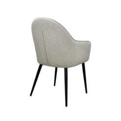 Indus Valley Set Of 2 Boucle Stone Dining Chairs -Dunelm Shop 30965911 alt04