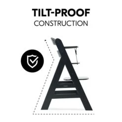 Hauck Alpha Wooden Highchair -Dunelm Shop 30973160 alt04