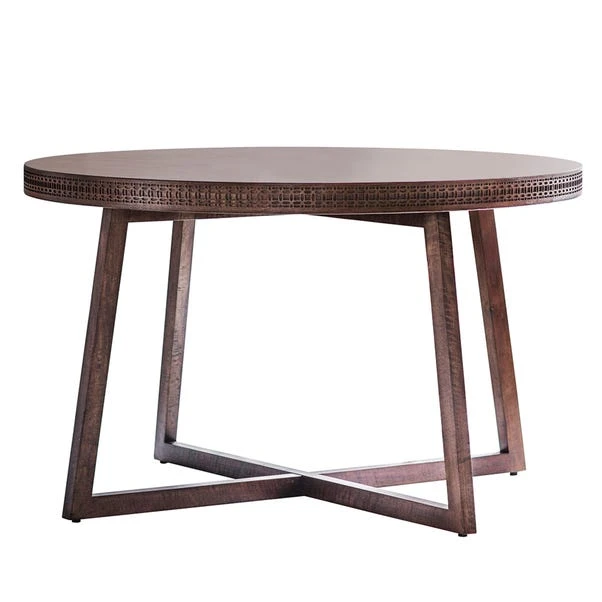 Return - Cantwell 4 Seater Round Dining Table, Mango Wood 4 Return - Cantwell 4 Seater Round Dining Table, Mango Wood - Image 3