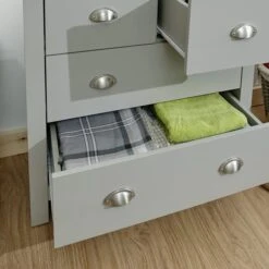 Return - Lancaster 4 Drawer Chest, Grey -Dunelm Shop 30978255 alt02