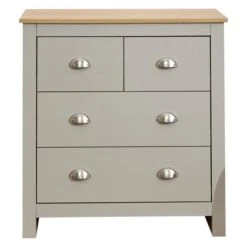 Return - Lancaster 4 Drawer Chest, Grey -Dunelm Shop 30978255 alt05