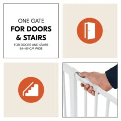 Hauck Open N Stop​ Stair Gate 2 Set With 9cm Extension -Dunelm Shop 30981448 alt03
