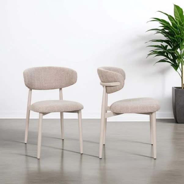 Indus Valley Set Of 2 Cleo Dining Chairs 10 Indus Valley Set Of 2 Cleo Dining Chairs - Image 8