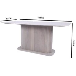 Indus Valley Cleo 6 Seater Dining Table -Dunelm Shop 30982722 alt09