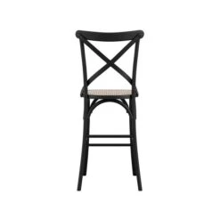 Return - Fitzroy Cane Bar Stool, Black -Dunelm Shop 30984456 alt03