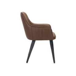 Indus Valley Logan 6 Seater Dining Table With 6 Faux Leather Chairs -Dunelm Shop 30985759 alt07