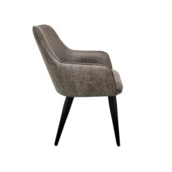 Indus Valley Logan 6 Seater Dining Table With 6 Faux Leather Chairs -Dunelm Shop 30985768 alt07