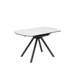 Indus Valley Camden Extendable 4-6 Seater Round Ceramic Rounded Legs Dining Table 13 Indus Valley Camden Extendable 4-6 Seater Round Ceramic Rounded Legs Dining Table -Dunelm Shop 30988200 alt04