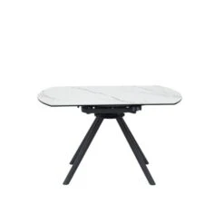 Indus Valley Camden Extendable 4-6 Seater Round Ceramic Rounded Legs Dining Table 14 Indus Valley Camden Extendable 4-6 Seater Round Ceramic Rounded Legs Dining Table -Dunelm Shop 30988200 alt05