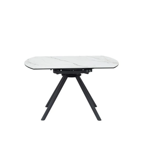 Indus Valley Camden Extendable 4-6 Seater Round Ceramic Rounded Legs Dining Table 8 Indus Valley Camden Extendable 4-6 Seater Round Ceramic Rounded Legs Dining Table - Image 6