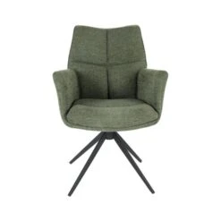 Indus Valley Camden Swivel Dining Chair, Chenille -Dunelm Shop 30988221 alt01
